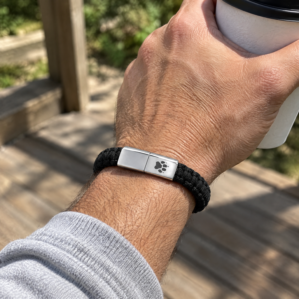 Trail Men's Bracelet worn on the wrist